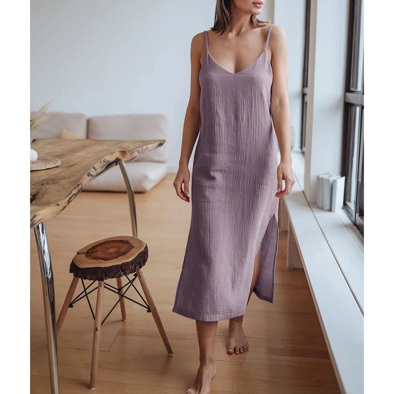 Linen Dress Wrap - Muslin 100% Bông Gạc Nữ ĐầM