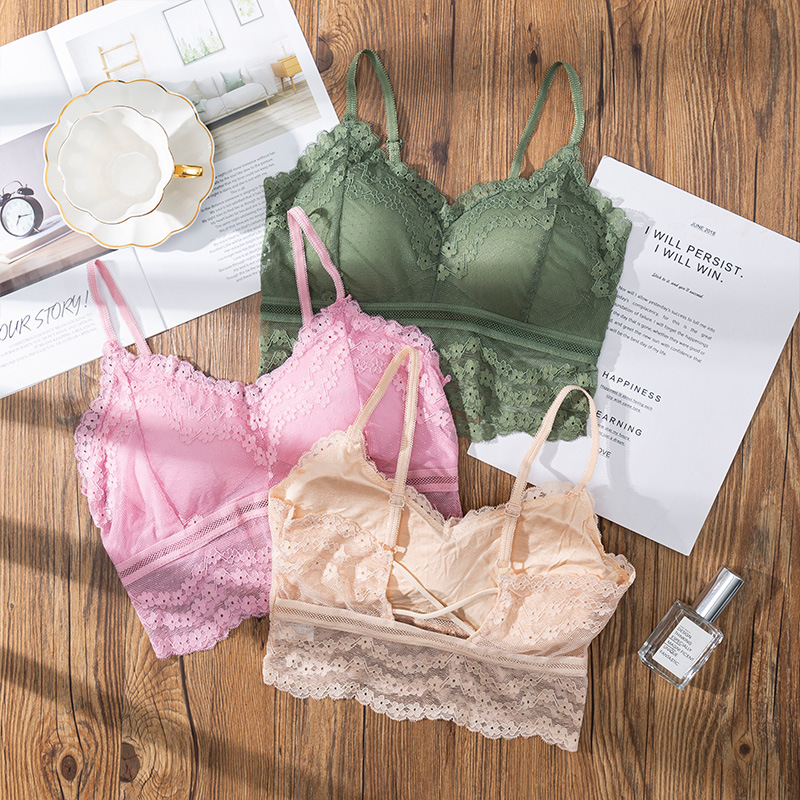 Bralette Triangle Set - 3D Ren Quần Lót Liền Mạch