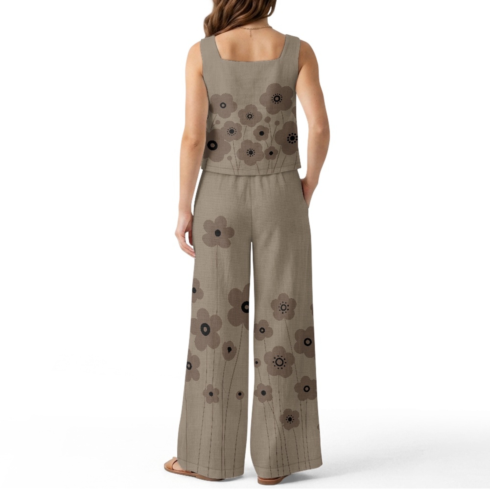 INSTANTARTS Women’s Linen Vest - đánh giá và giá Linen Pant Wide