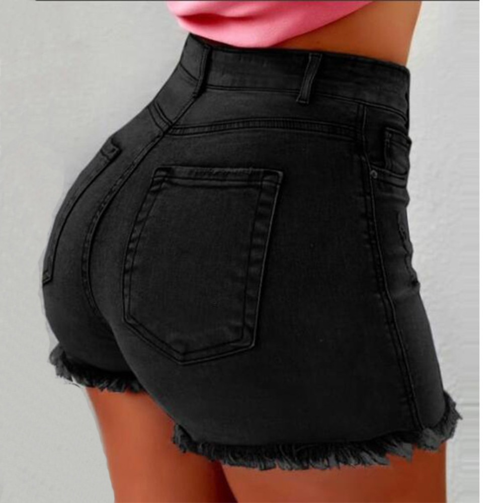 Women's High Waisted Distresse - đánh giá và giá Shorts Denim Frayed