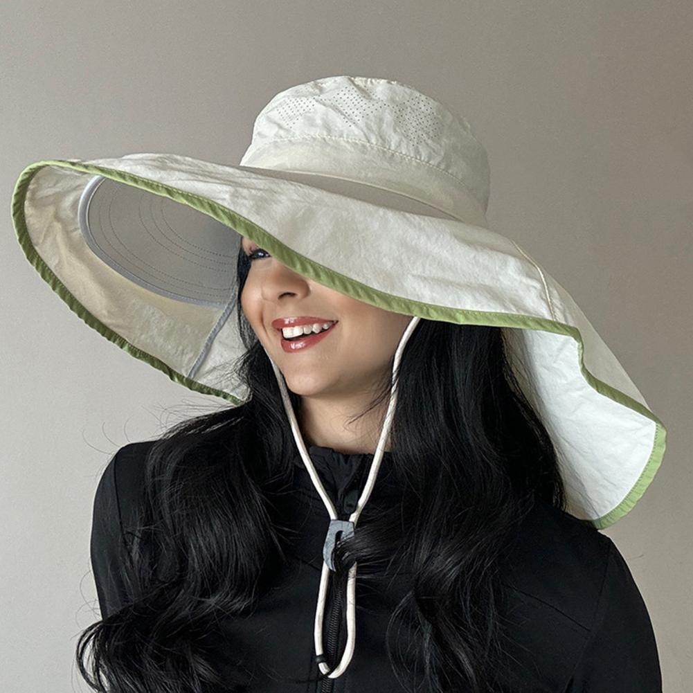 Full Coverage Face Protection  - đánh giá và giá Hat Floppy Wide