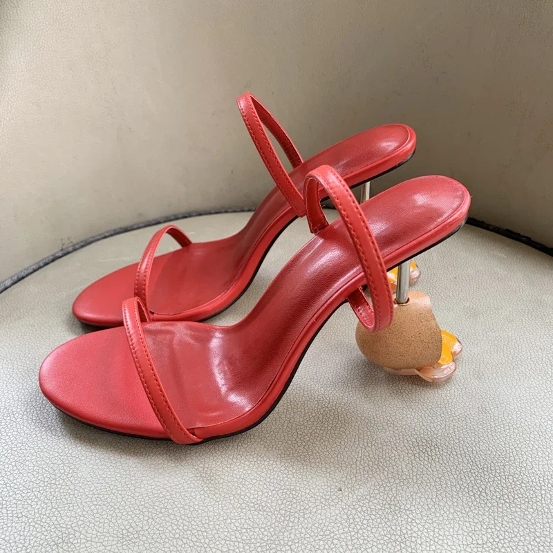 Summer Strappy Sandals Open To - đánh giá và giá Sandal Strappy Heeled