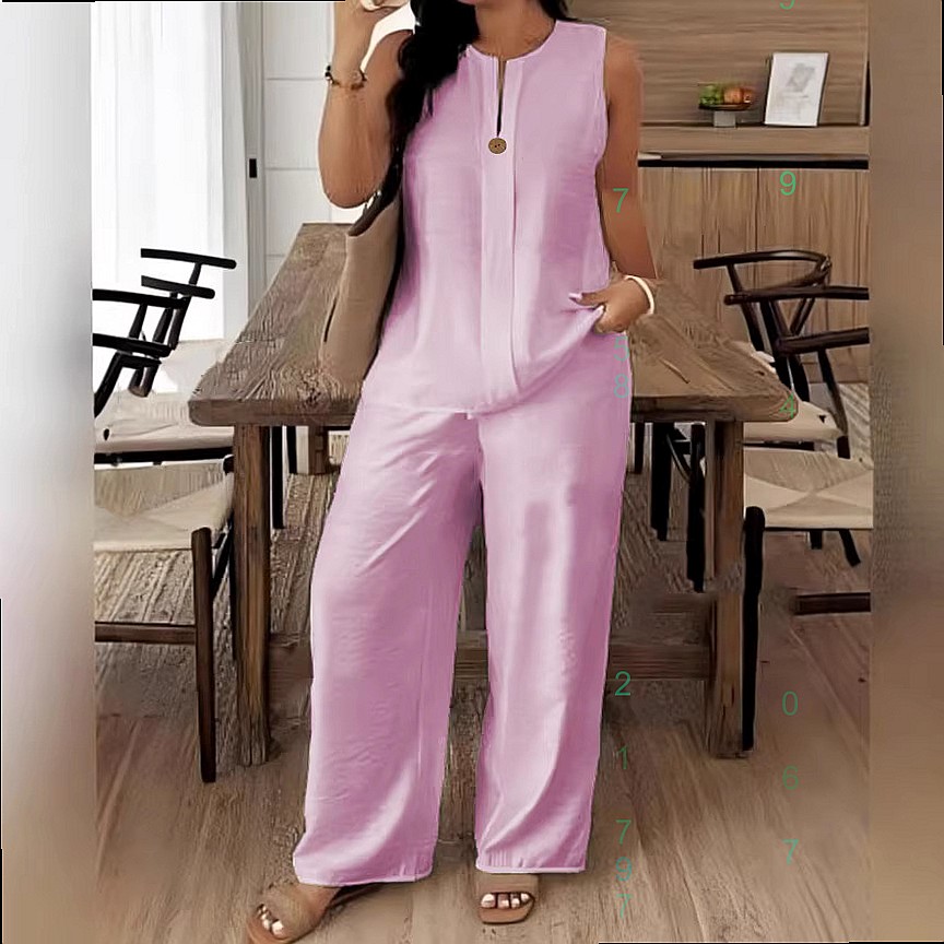 Comfortable Loose Top Wide Leg - đánh giá và giá Linen Pant Wide