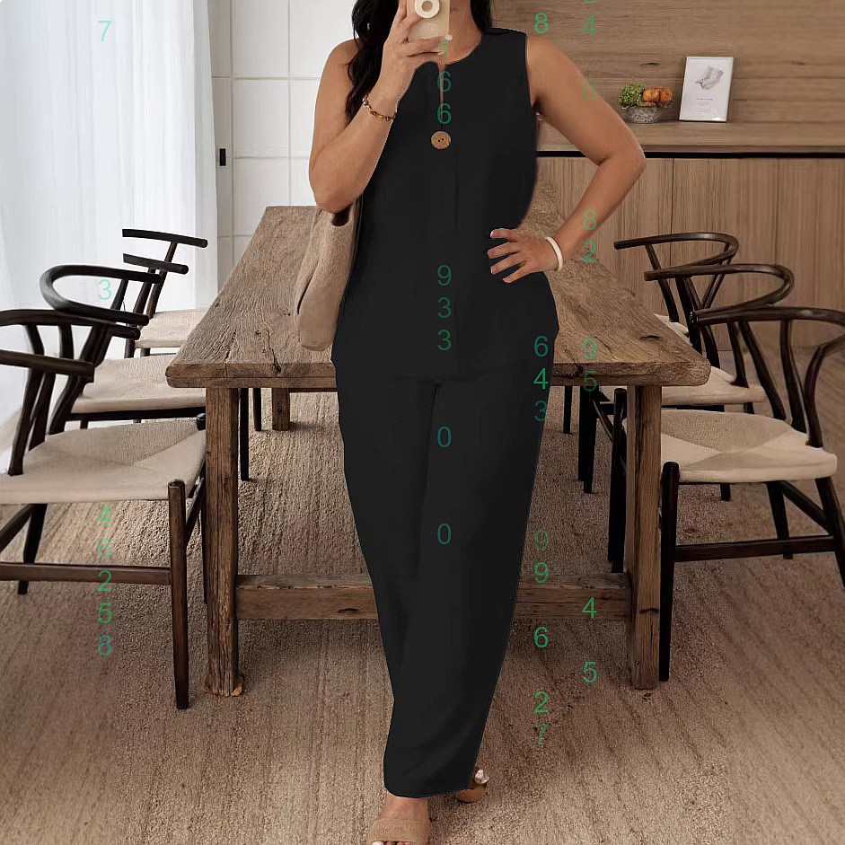 Comfortable Loose Top Wide Leg - đánh giá và giá Linen Pant Wide