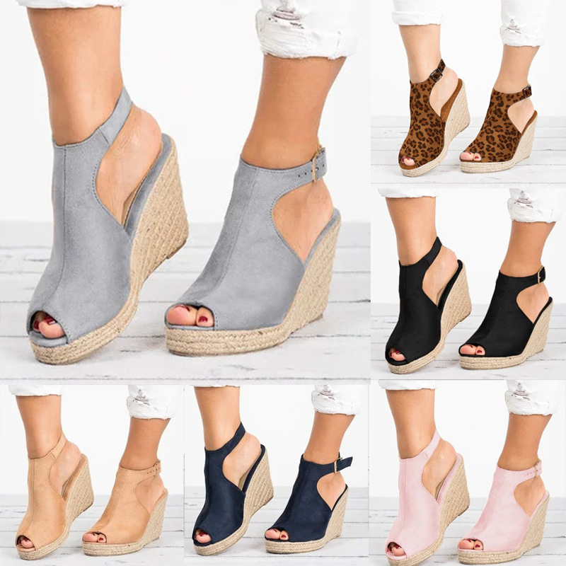 Heeled Sandals for Women Summe - đánh giá và giá Wedge Espadrille Women