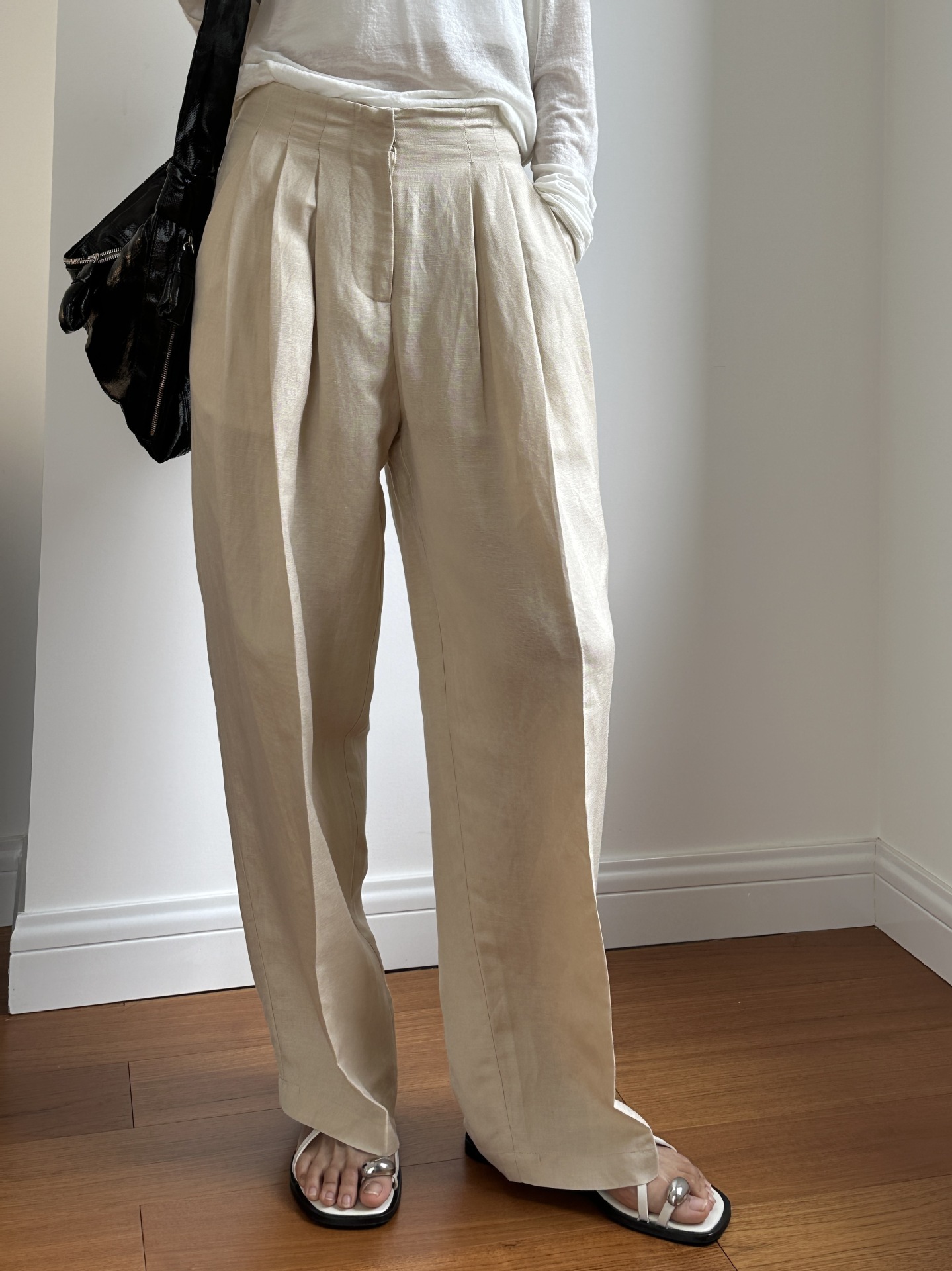 Casual Linen Wide Leg Pants Pl - đánh giá và giá Linen Pant Wide