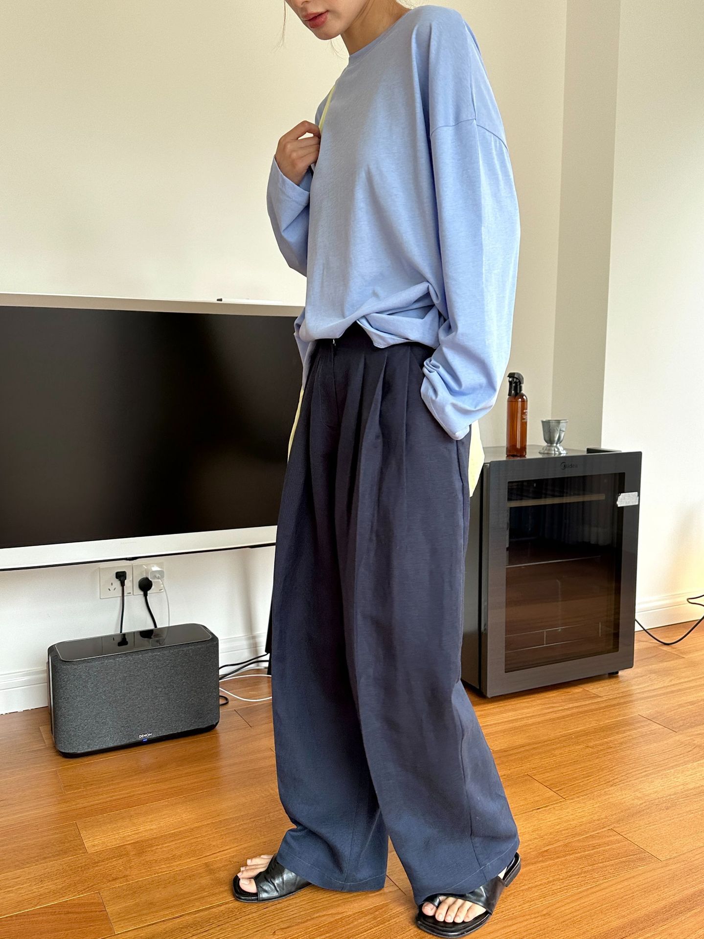Casual Linen Wide Leg Pants Pl - đánh giá và giá Linen Pant Wide