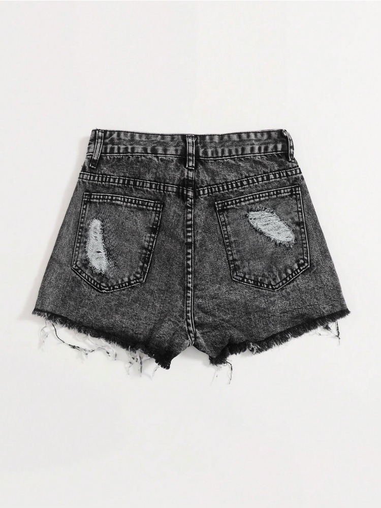 2026 New Vintage Washed Denim  - đánh giá và giá Shorts Denim Frayed