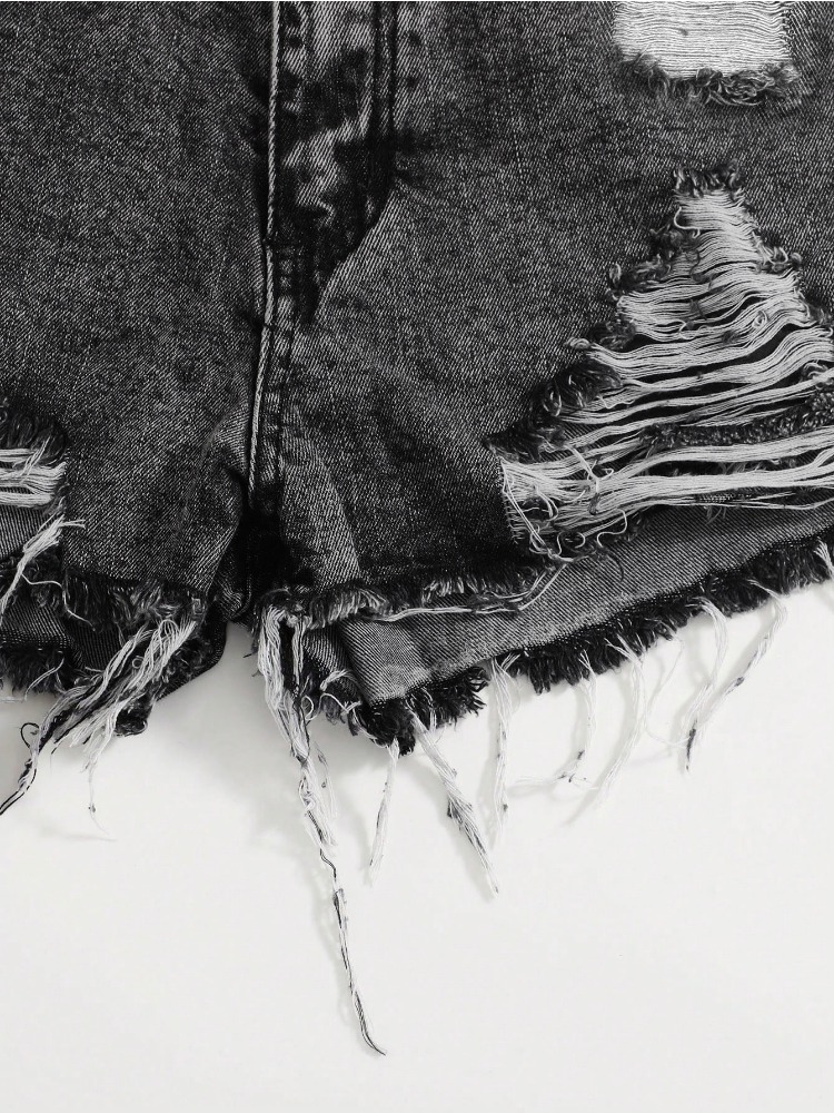 2026 New Vintage Washed Denim  - đánh giá và giá Shorts Denim Frayed