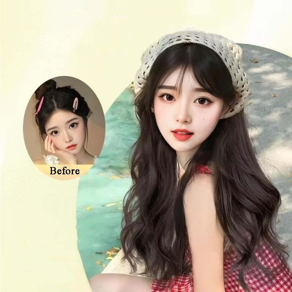 Fashion 65CM Wig Triangle Head - đánh giá và giá Headband Summer Knit