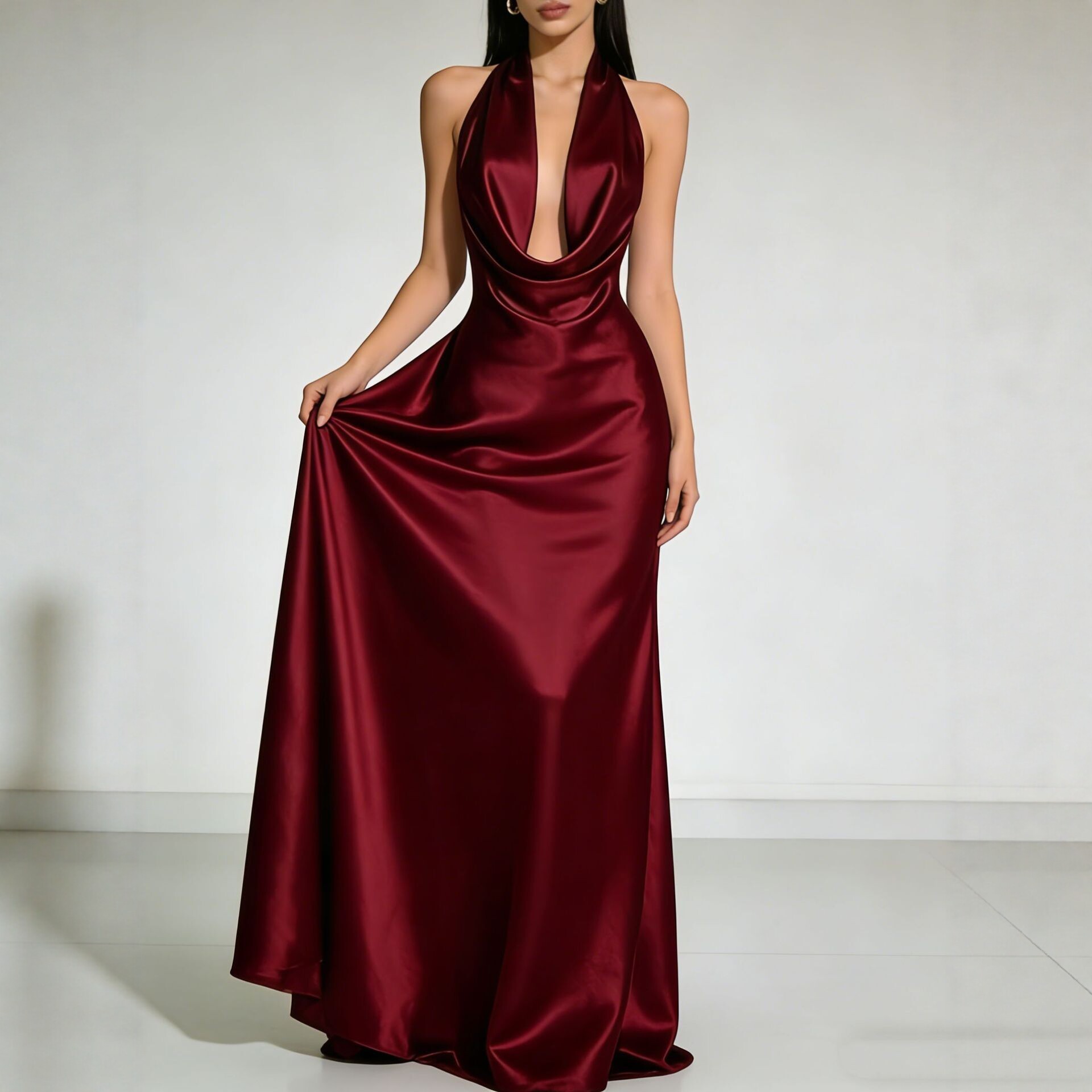 Elegant Party Dresses 2026 Wed - đánh giá và giá Maxi Dress Halter
