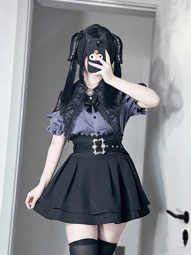 Gothic Style Shoulder Bared Sh - đánh giá và giá Blouse Off Shoulder