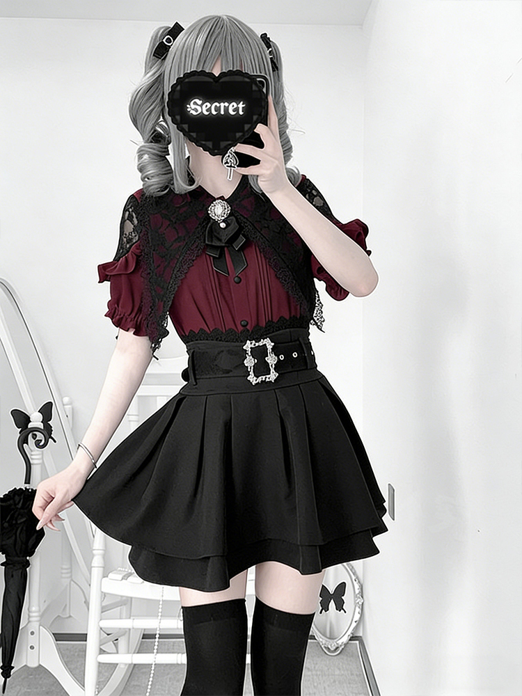 Gothic Style Shoulder Bared Sh - đánh giá và giá Blouse Off Shoulder