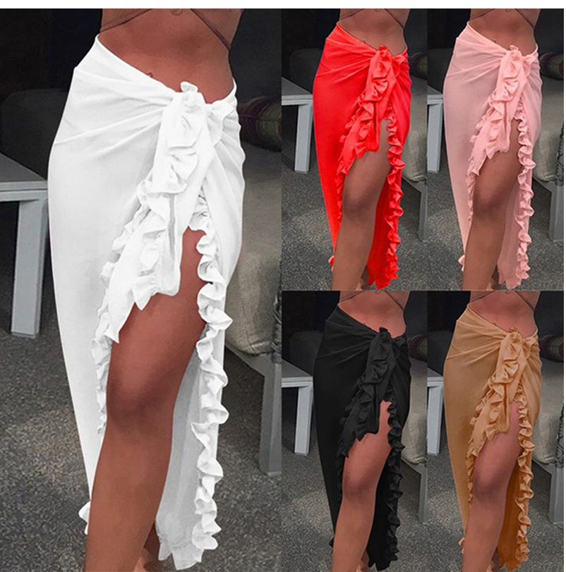 5 Colors Ruffle Sarong for Wom - đánh giá và giá Cover Up Kaftan