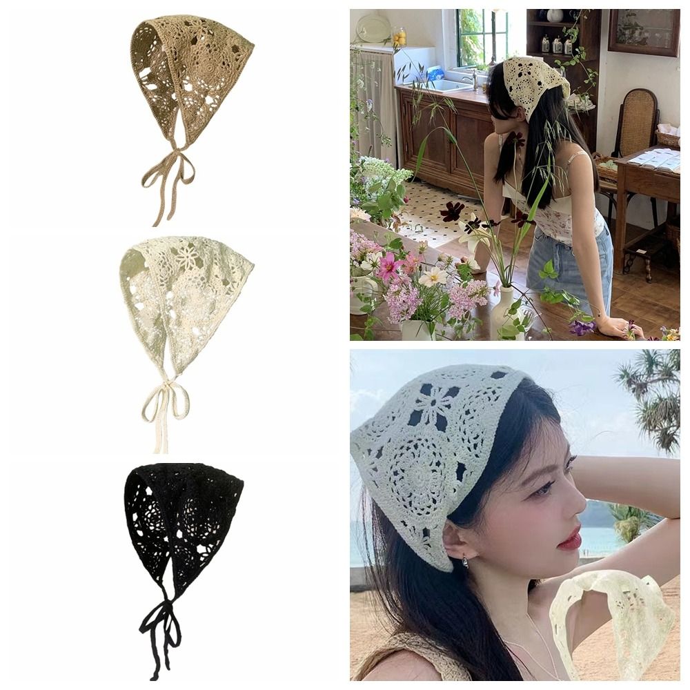Hollow Floral Headband Fashion - đánh giá và giá Headband Summer Knit
