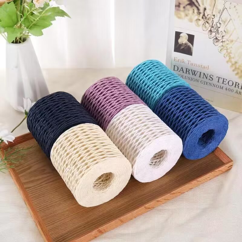 190g Raffia Yarn, Straw Paper  - đánh giá và giá Crochet Bag Raffia