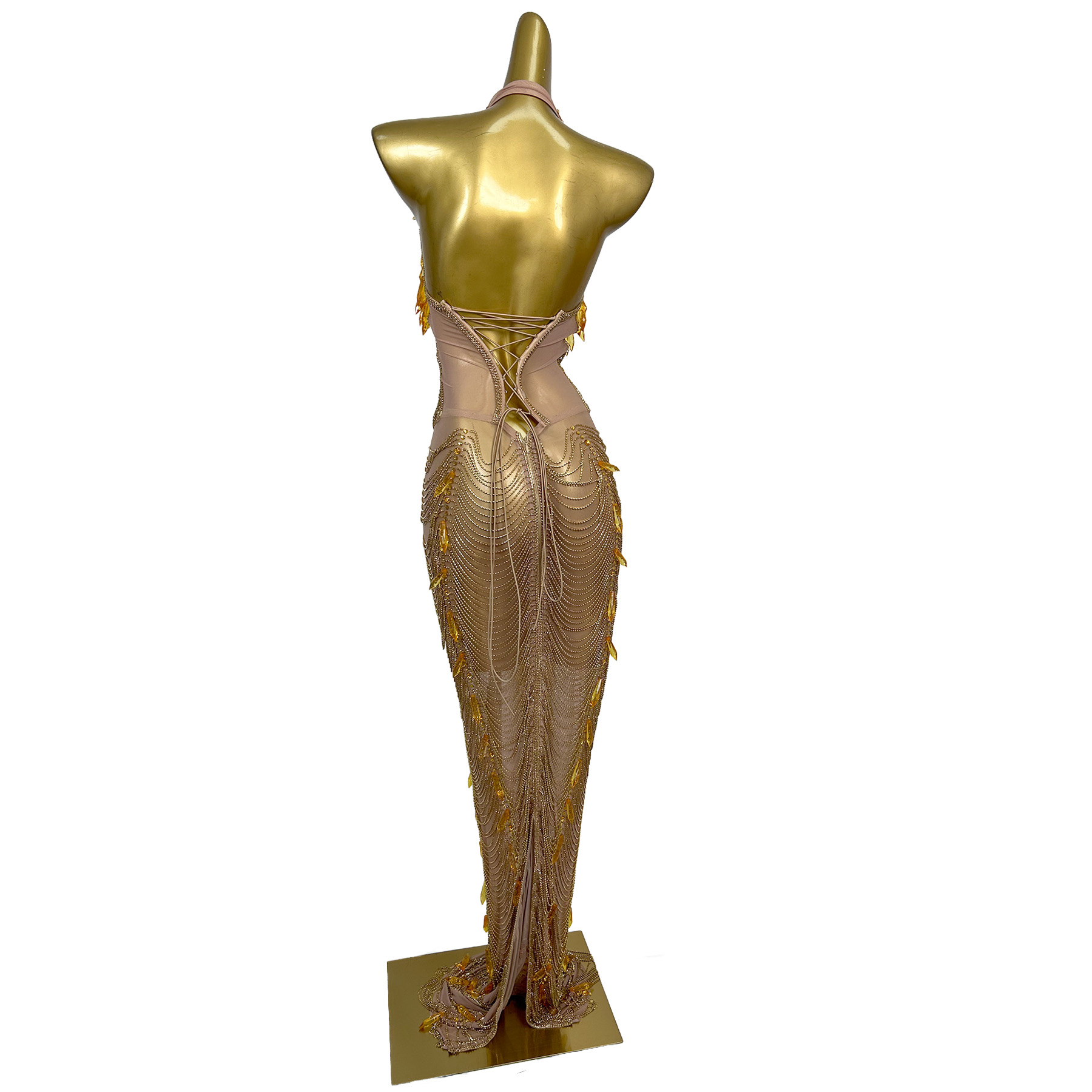 Ailisi Women Luxury Gold Cryst - đánh giá và giá Maxi Dress Halter