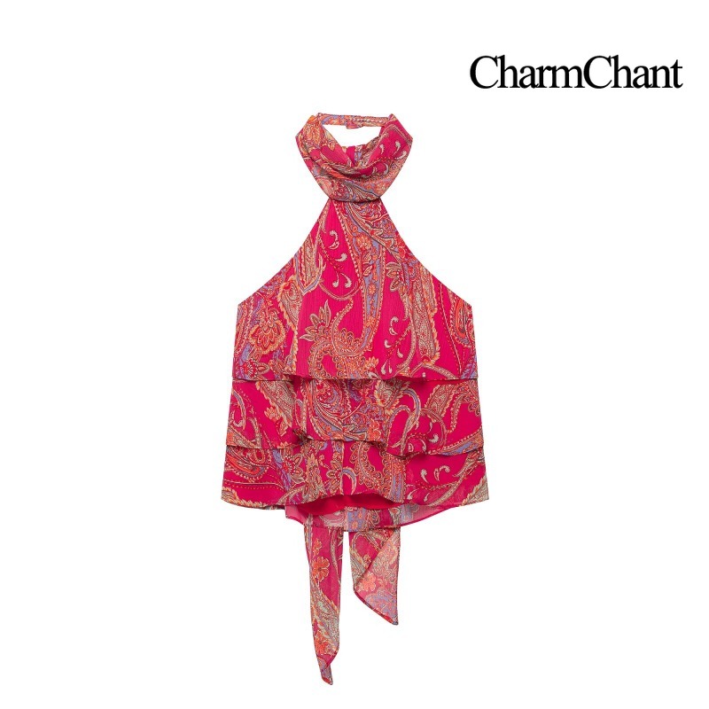 CHARMCHANT Women's Paisley Pri - đánh giá và giá Midi Skirt Floral