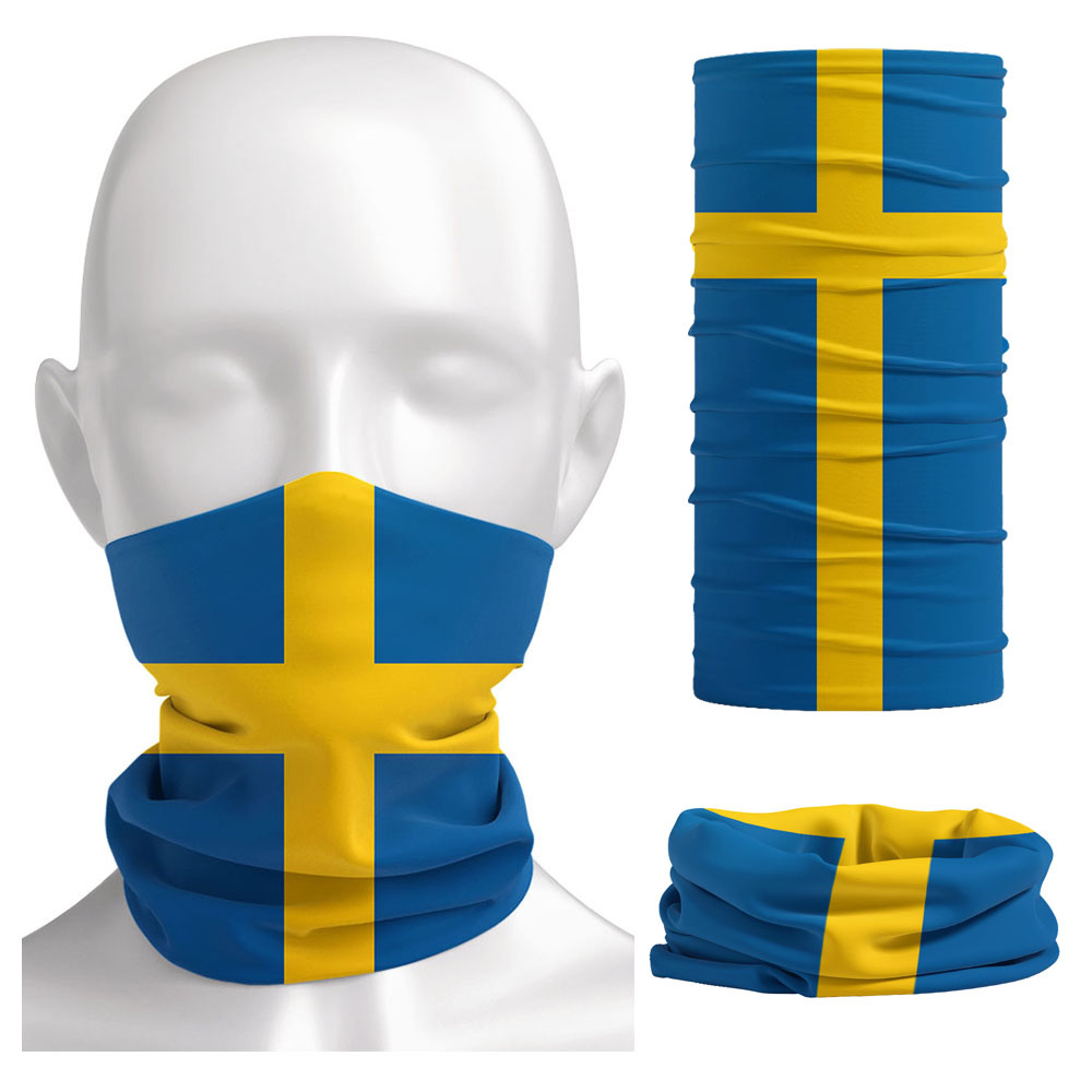 Sweden Flag Printed Bandana He - đánh giá và giá Headband Summer Knit