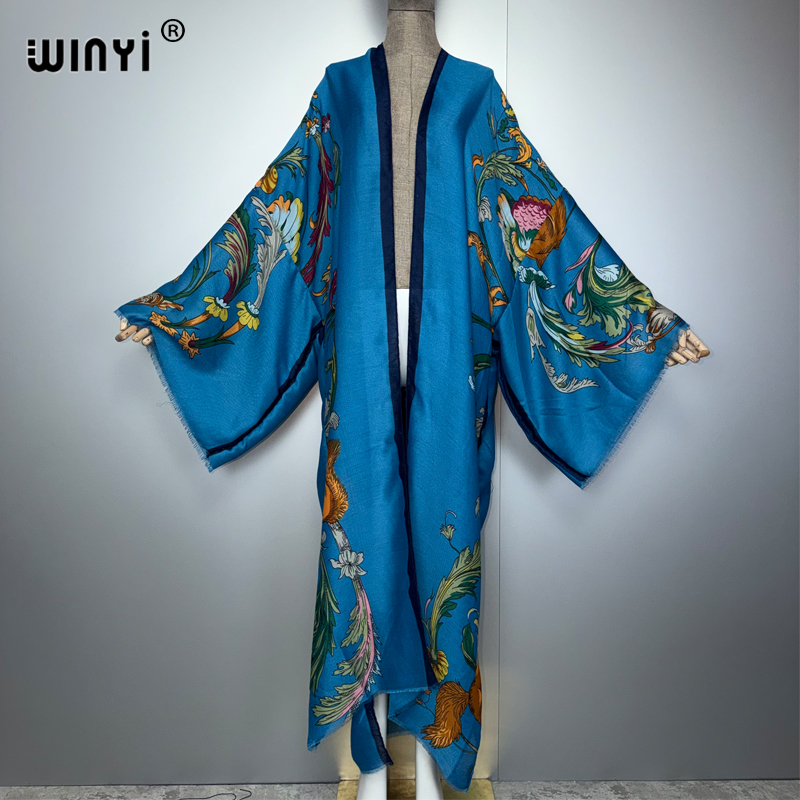 WINYI Africa boho kimono maxi  - đánh giá và giá Cover Up Kaftan