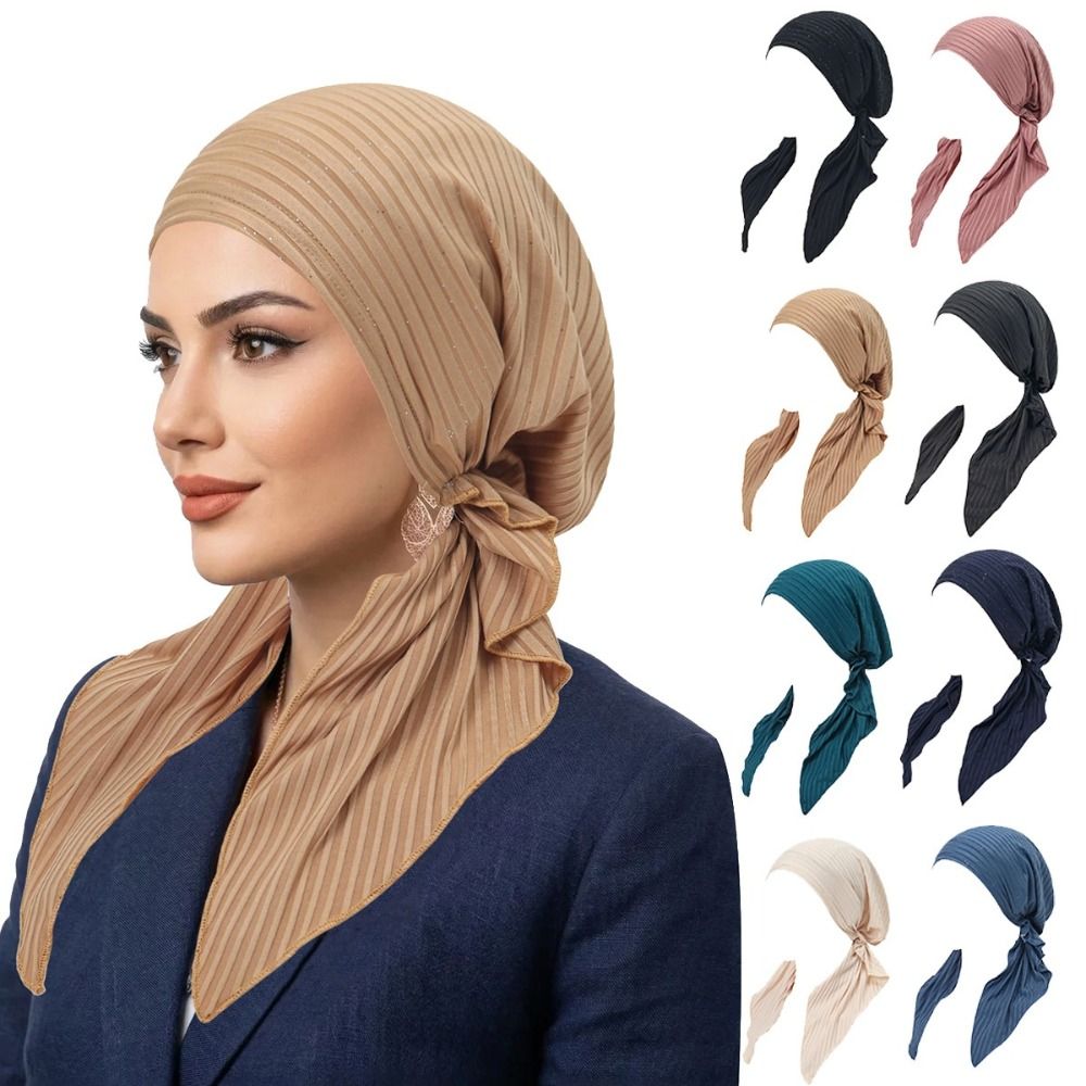 Trendy Stretch Fabric Pre-Tied - đánh giá và giá Headband Summer Knit