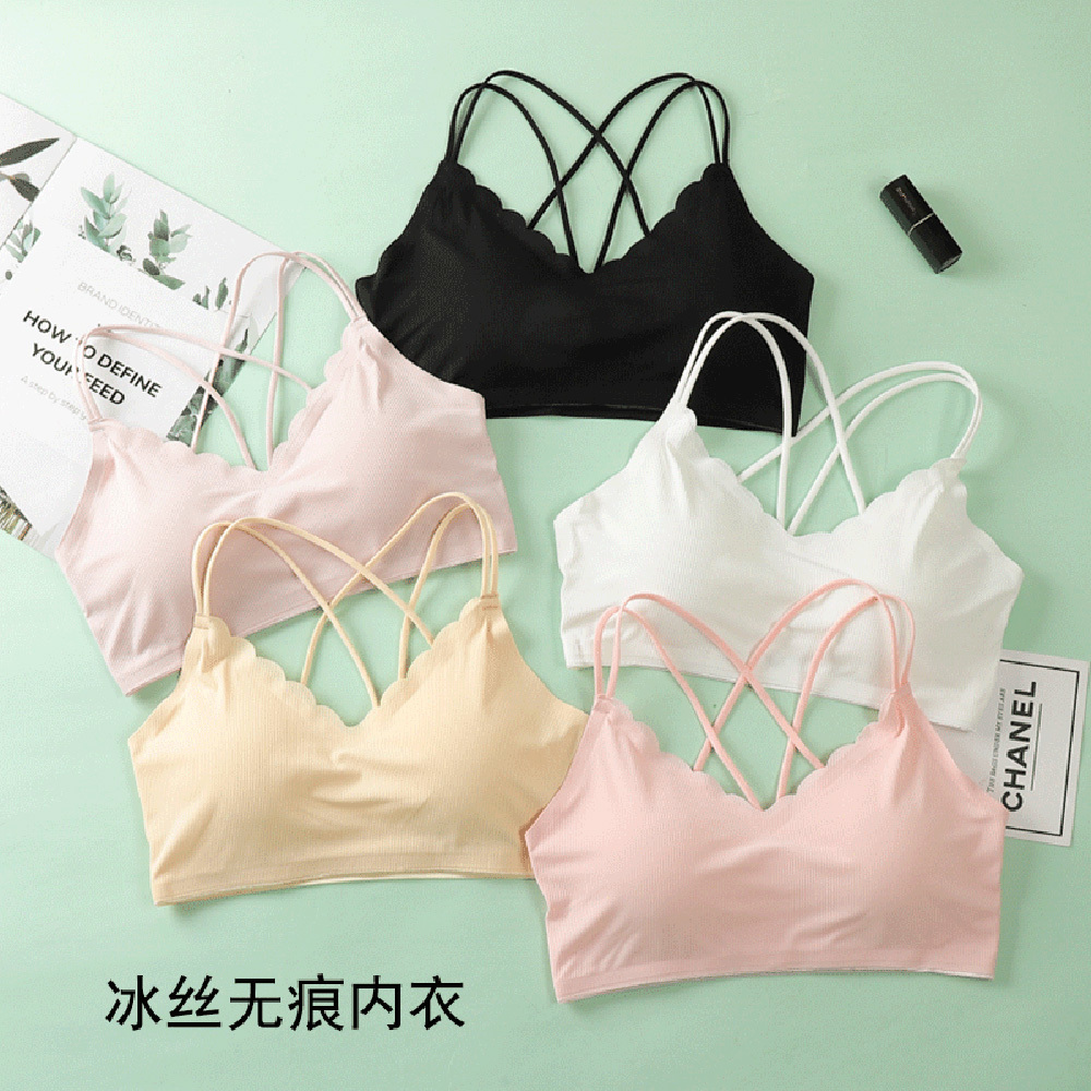 3D Quần Lót Không Đường May Áo - đánh giá và giá Bralette Triangle Set