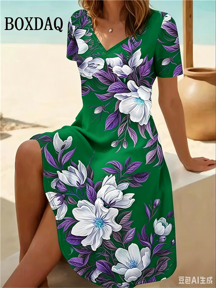 6XL Plus Size Women Dresses Su - đánh giá và giá Romper Floral Print