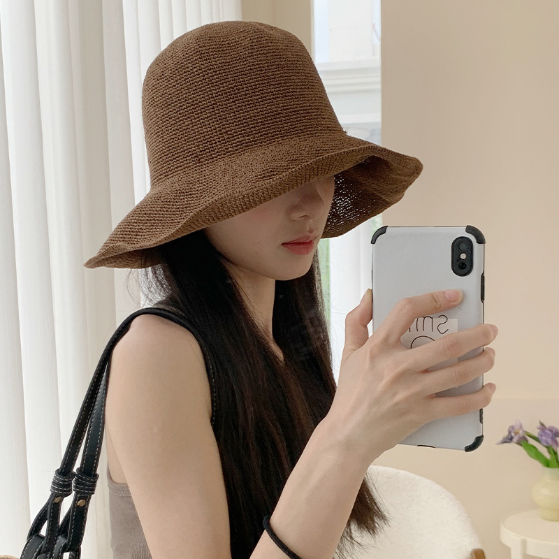 2025 new paper straw sun hat w - đánh giá và giá Hat Floppy Wide