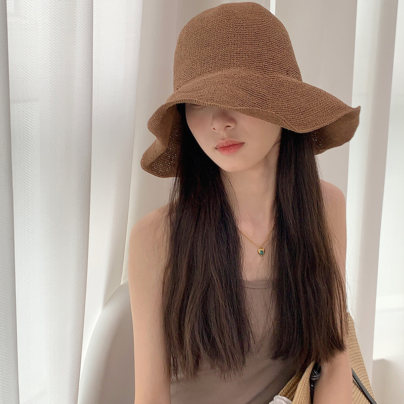 2025 new paper straw sun hat w - đánh giá và giá Hat Floppy Wide