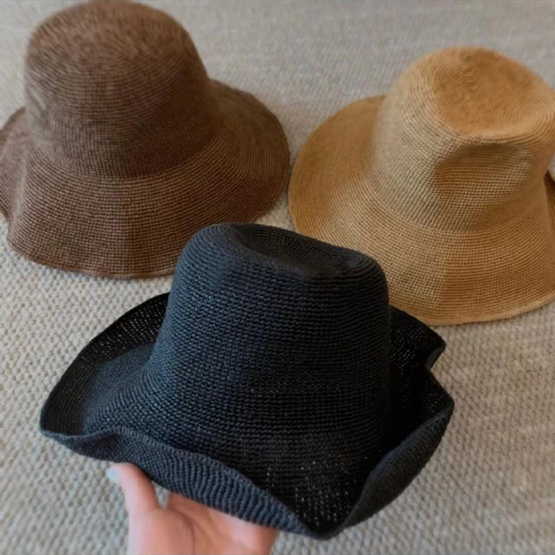 2025 new paper straw sun hat w - đánh giá và giá Hat Floppy Wide