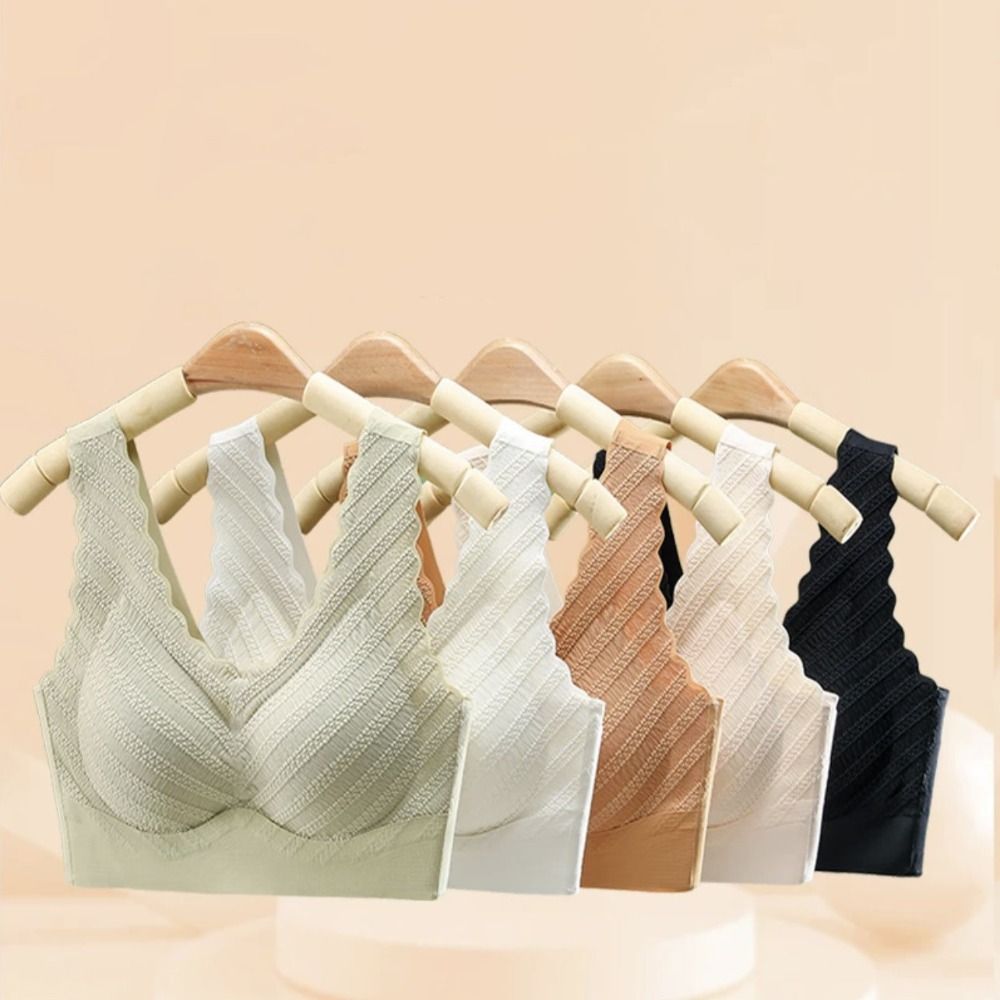Seamless Bubble Lace Bra Widen - đánh giá và giá Bralette Triangle Set