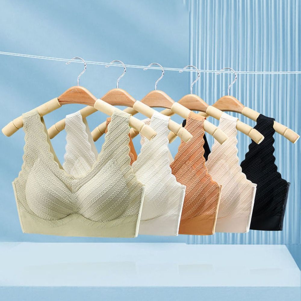 Seamless Bubble Lace Bra Widen - đánh giá và giá Bralette Triangle Set