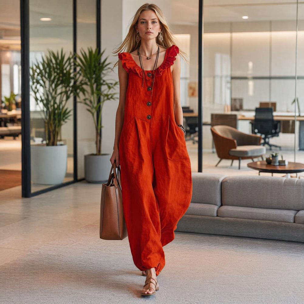 Relaxed Fit Romper Women Women - đánh giá và giá Jumpsuit Linen Relaxed