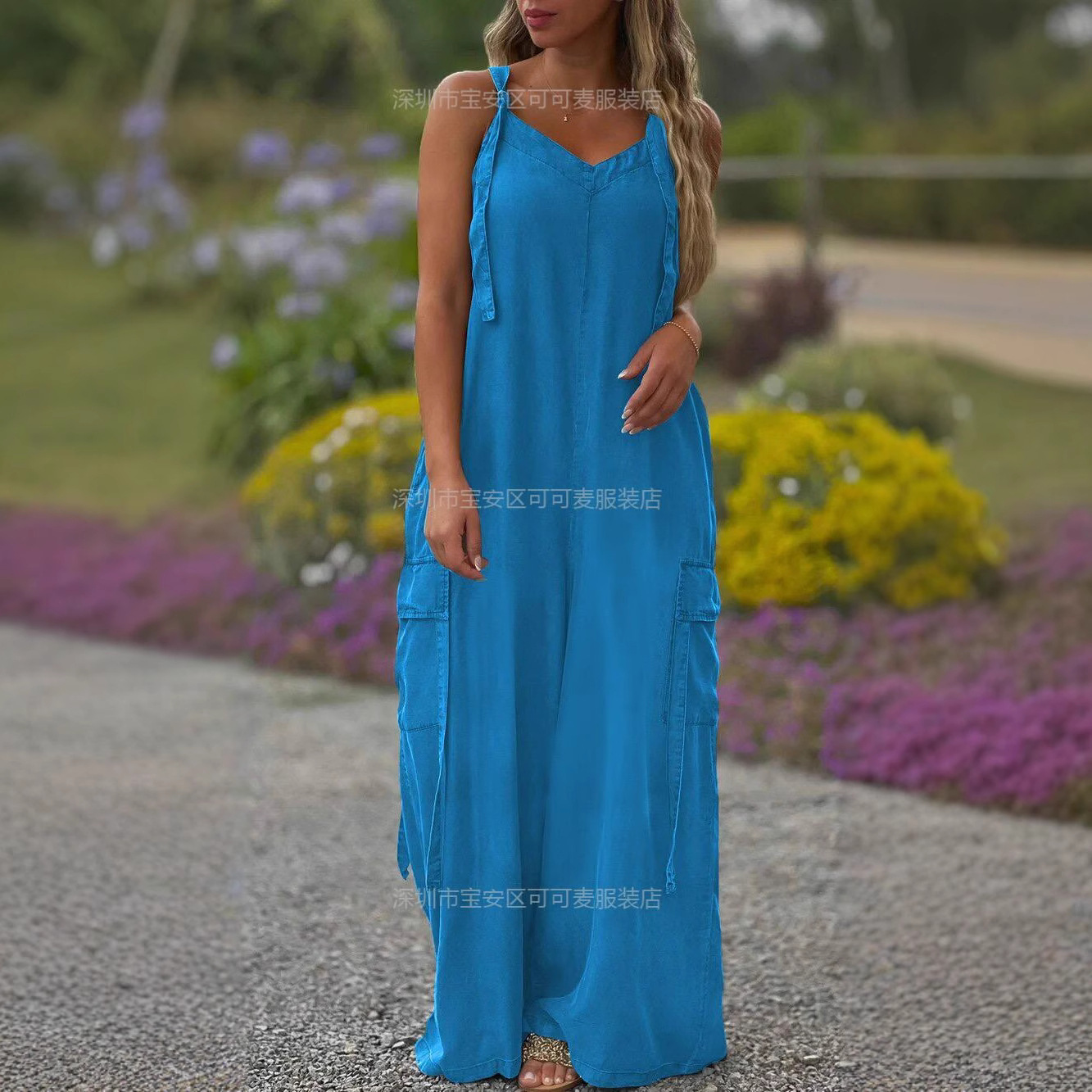 Loose Summer Jumpsuit Casual L - đánh giá và giá Jumpsuit Linen Relaxed