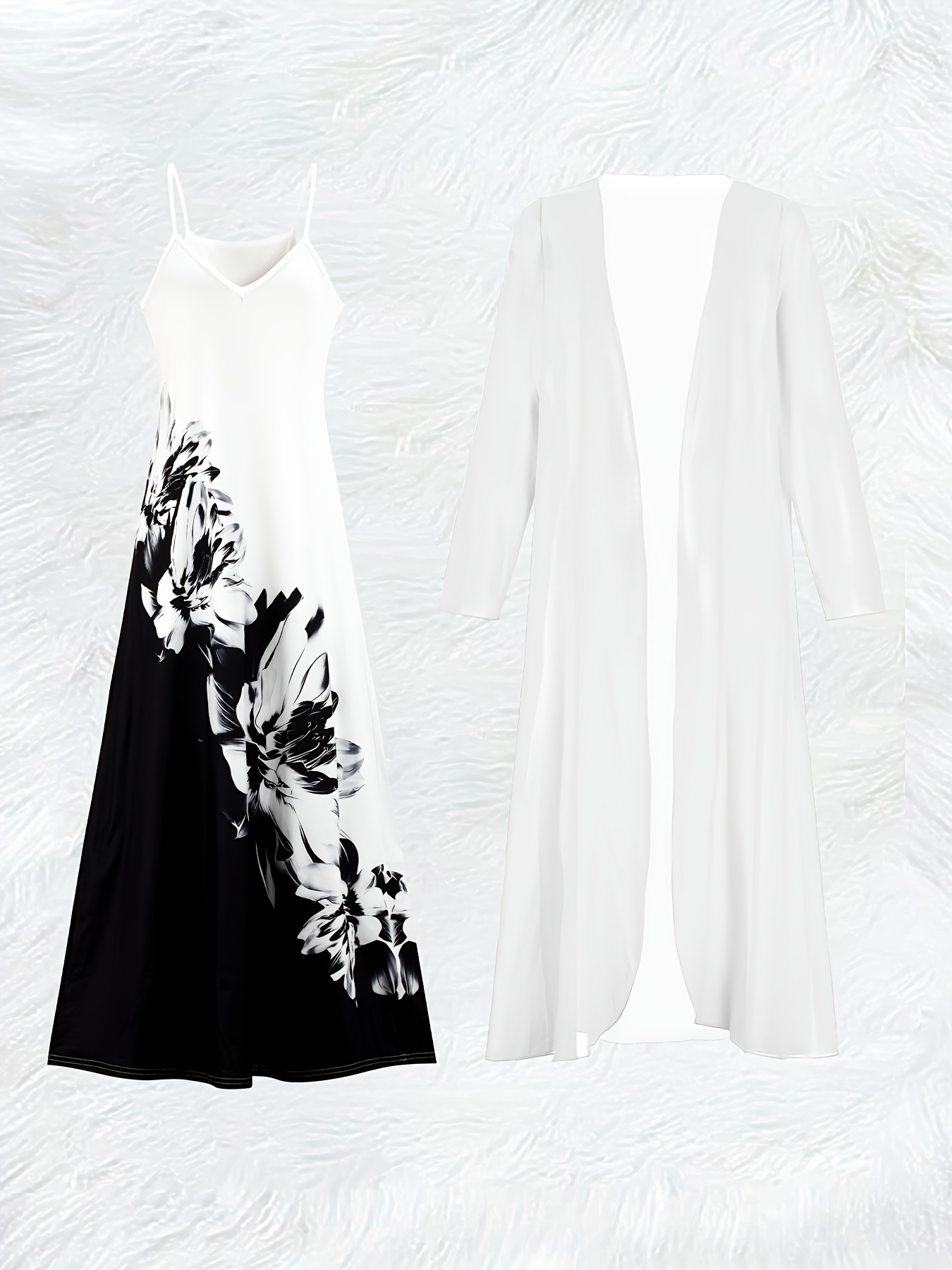 Casual Black and White Floral  - đánh giá và giá Midi Skirt Floral