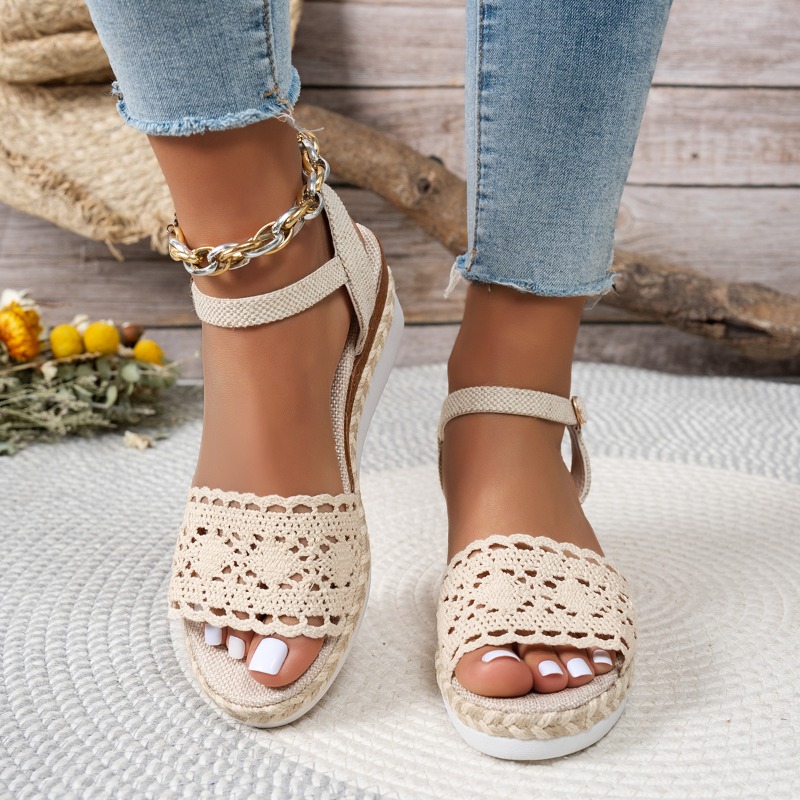 Women Lace Wedge Sandals Espad - đánh giá và giá Wedge Espadrille Women
