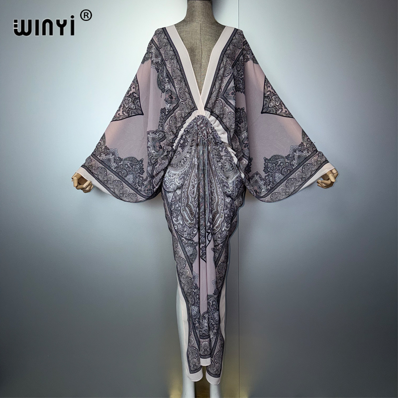 WINYI V-neck Sexy Dress Arabic - đánh giá và giá Cover Up Kaftan