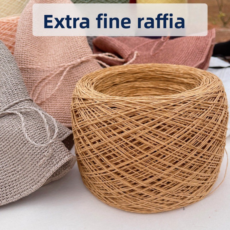 250g Thin Paper Raffia Yarn fo - đánh giá và giá Crochet Bag Raffia