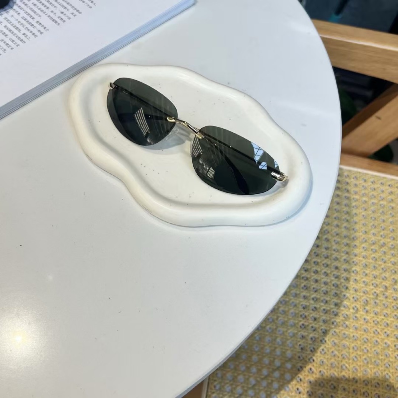 UV400 Rimless Shades, Cat Eye  - đánh giá và giá Sunglasses Cat Eye
