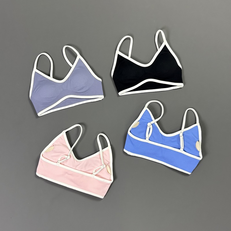 Women Contrastline Yoga Bra V  - đánh giá và giá Crop Top Crochet