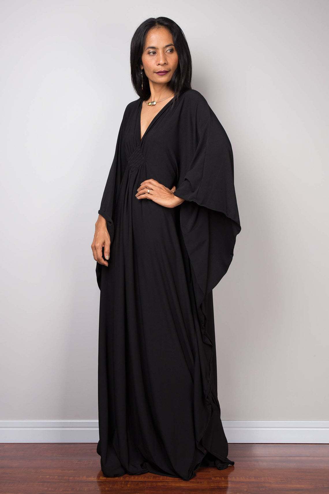 Women Solid Color Cover Up V N - đánh giá và giá Cover Up Kaftan