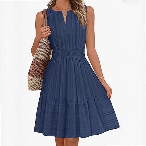 Spring Summer Women's Sleevele - đánh giá và giá Linen Dress Wrap