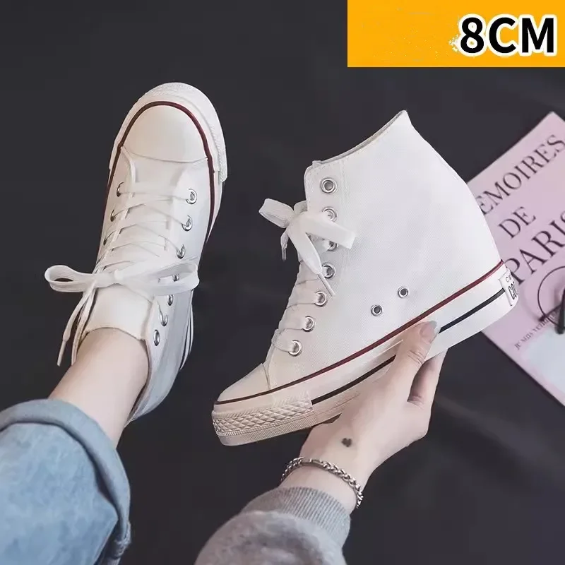 High 8cm Platform Canvas Shoes - đánh giá và giá Wedge Espadrille Women