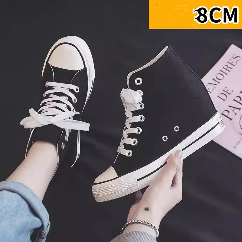 High 8cm Platform Canvas Shoes - đánh giá và giá Wedge Espadrille Women