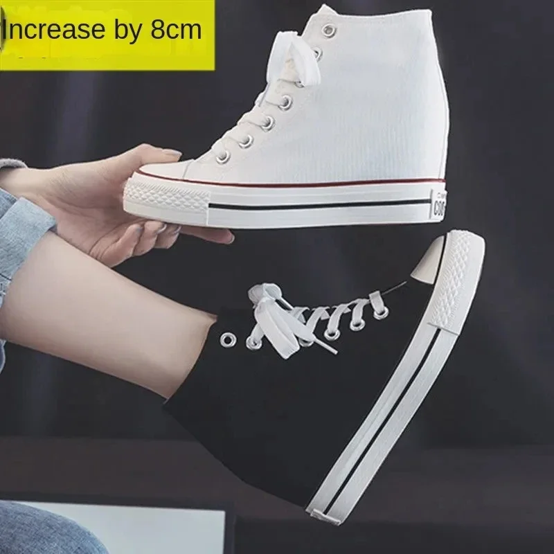 High 8cm Platform Canvas Shoes - đánh giá và giá Wedge Espadrille Women
