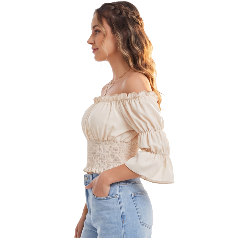 Renaissance Blouse Women Top w - đánh giá và giá Blouse Off Shoulder
