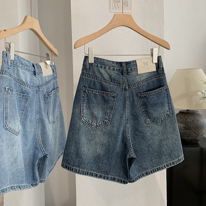 Denim Short Pant Women Jeans V - đánh giá và giá Shorts Denim Frayed
