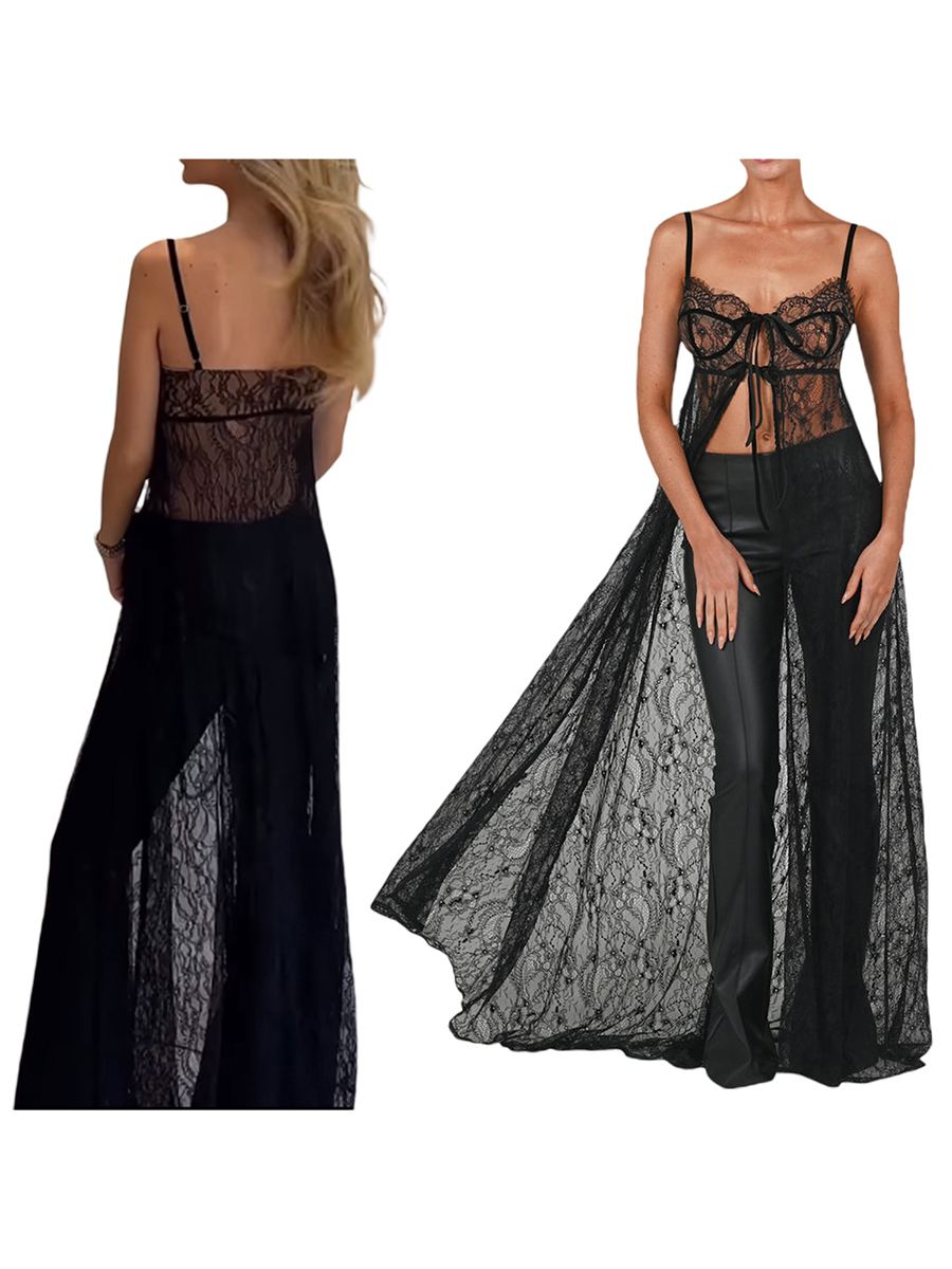 Women Lace Floral See Through  - đánh giá và giá Kimono Sheer Floral