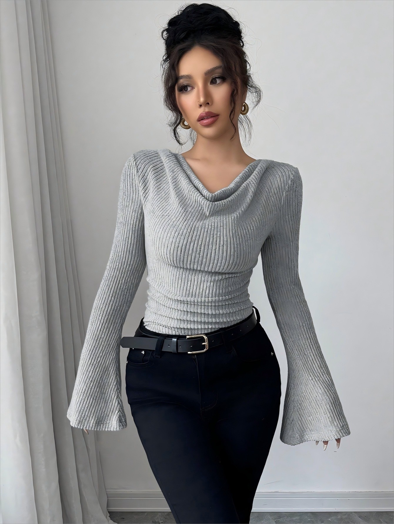 Women Blouse Off Shoulder Cowl - đánh giá và giá Blouse Off Shoulder