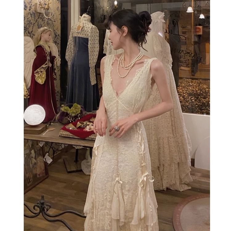 Gothic Lace Dress Sexy Maxi Dr - đánh giá và giá Maxi Dress Halter